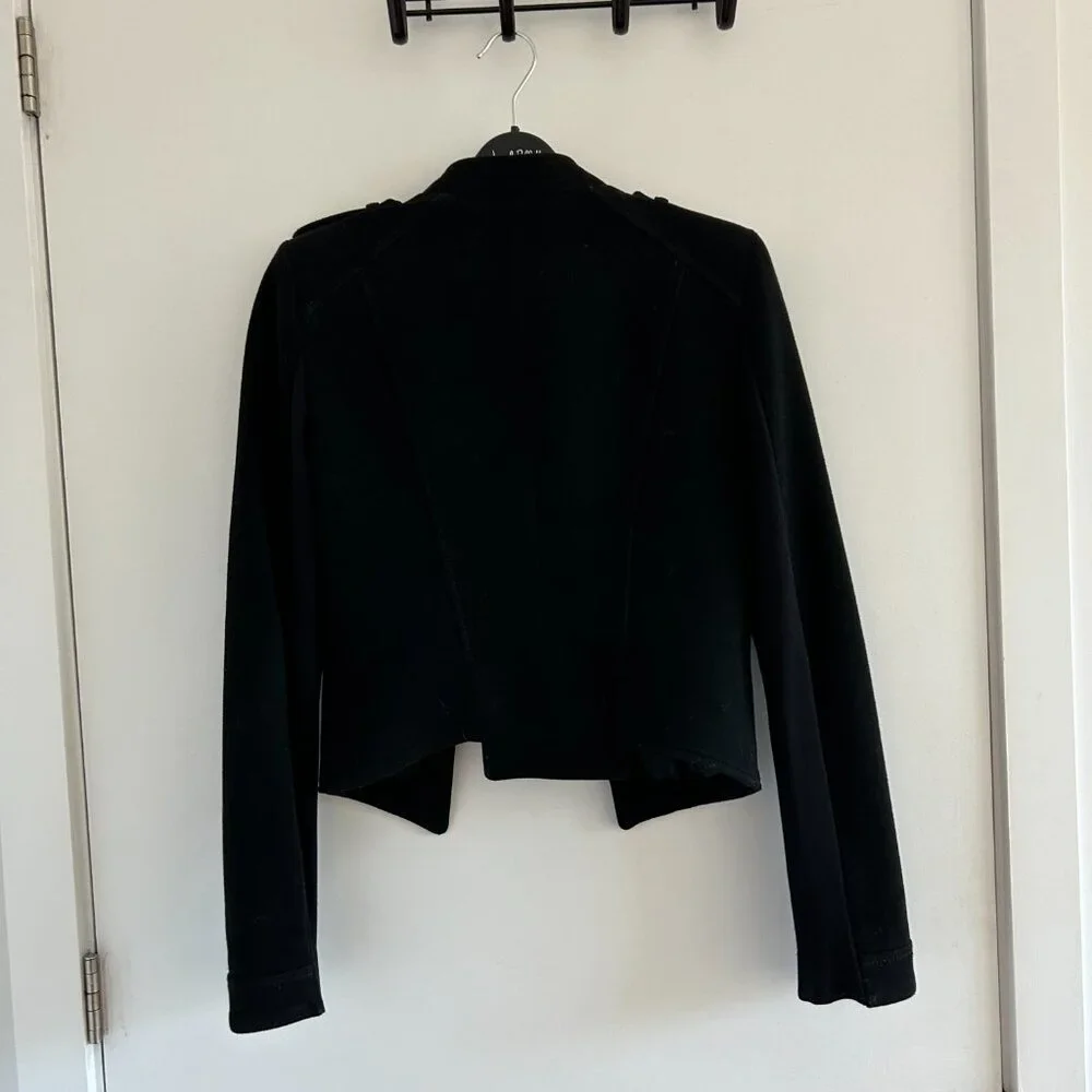 BCBGMAXAZRIA Wool cropped military style jacket - Picture 5 of 5